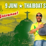 Bar Brasil goes Thaiboat 9 juni!
