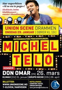 Michel Telo, Scandinavia 2014