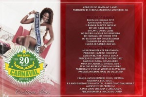 Cris Alves, Rainha do Carnaval de Estocolmo 2014