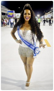 Clara Paixão, Carnival Queen in Rio de Janeiro & Stockholm 2016.