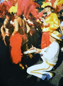 Maria de Souza och "passista" Johan von Friedrichs, sent 1980-tal.
