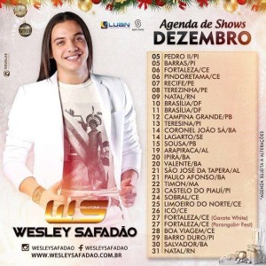 Turnéplan december 2015, Wesley Safado.