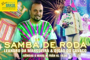 Samba de Roda på Scalateatern / Sambaskolan Mangueira